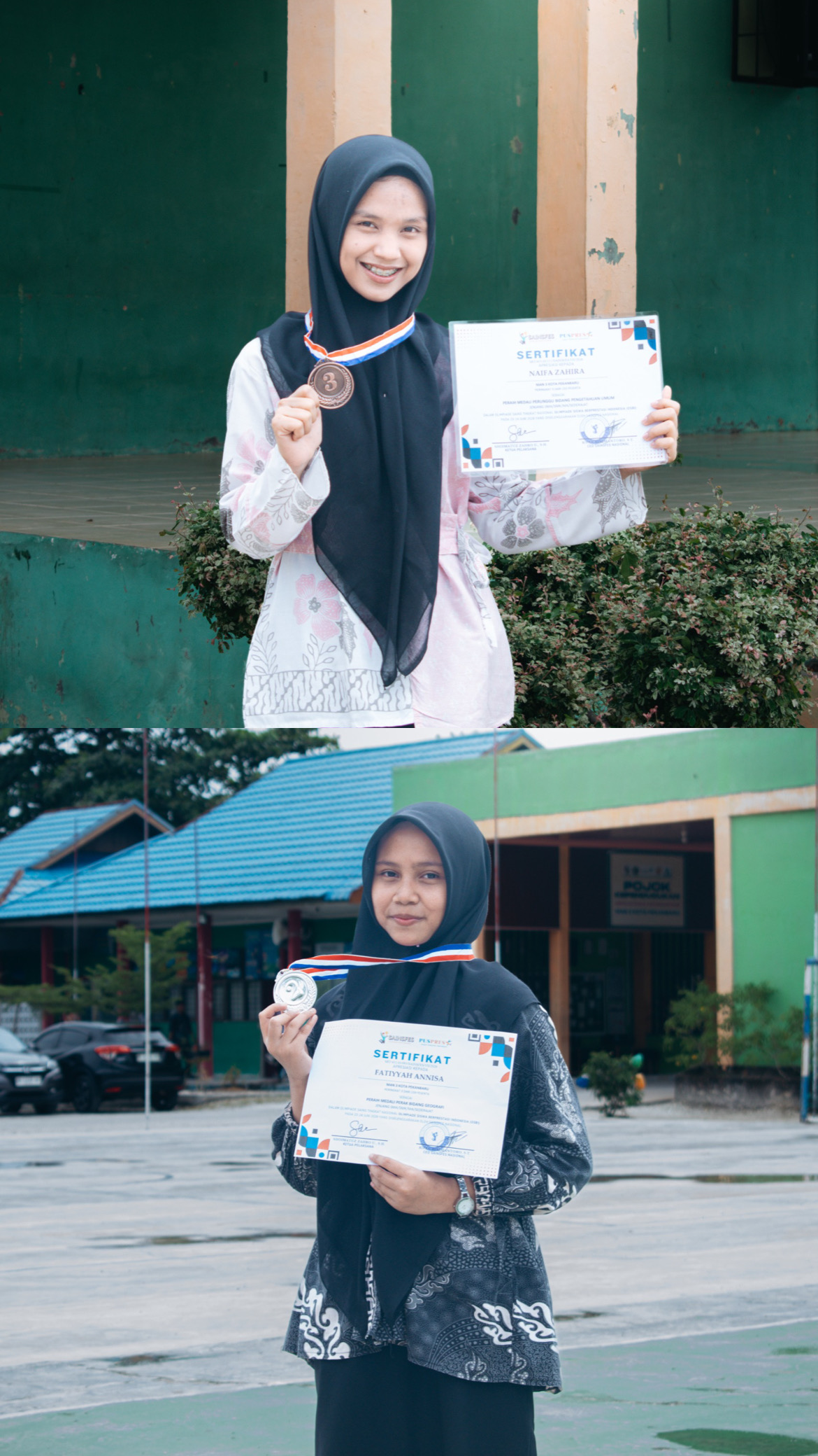 Gemilang di OSBI Nasional, Dua Murid MAN 3 Kota Pekanbaru Persembahkan Medali